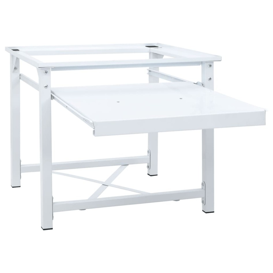 Soporte pedestal para lavadora con estante extraíble