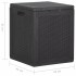 Caja de almacenaje para jardín 90L PP negra
