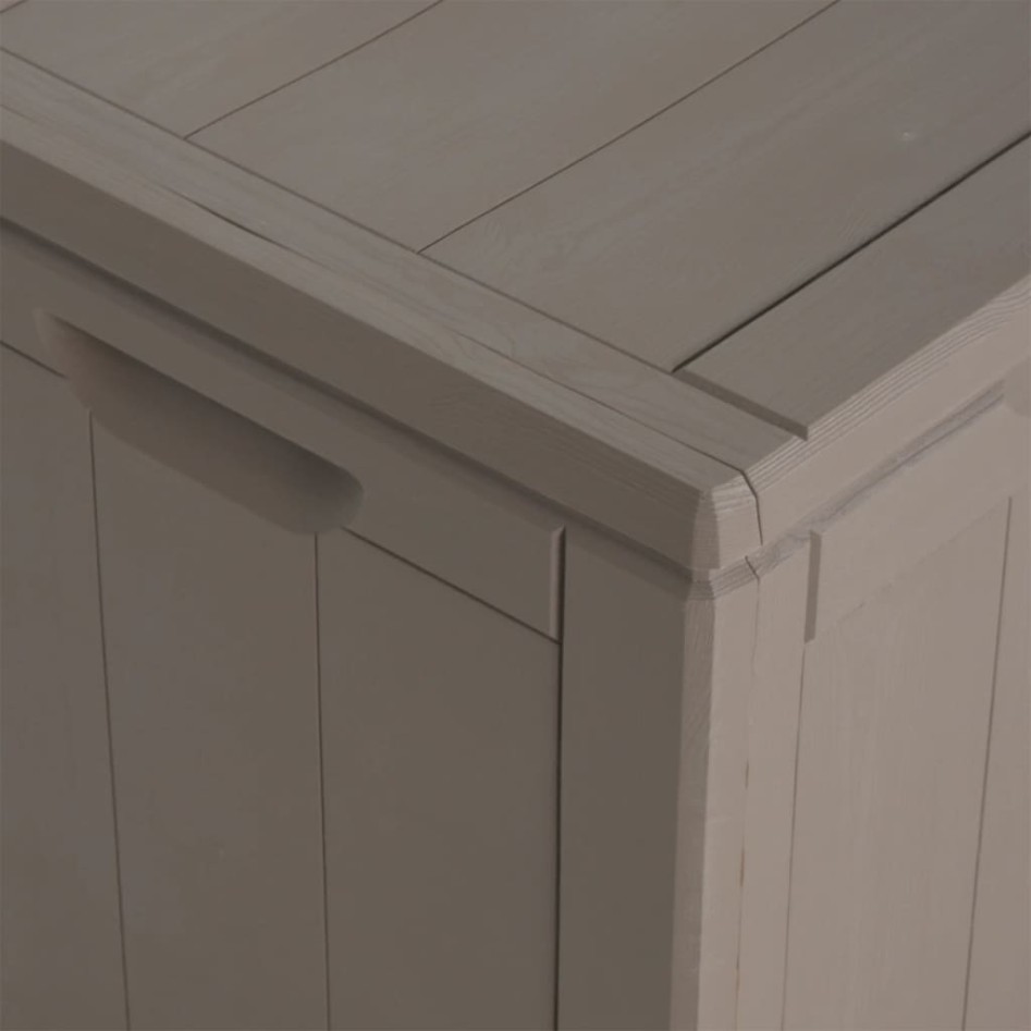 Caja de almacenaje para jardín 180 L PP ratán