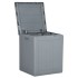 Caja de almacenaje para jardín 90L PP ratán