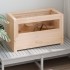 Jaula para hámster madera maciza abeto 60x30x35