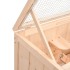 Jaula para hámster madera maciza abeto 60x30x35