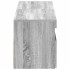 Muebles de TV 2 uds con luces LED gris Sonoma 60x35x40