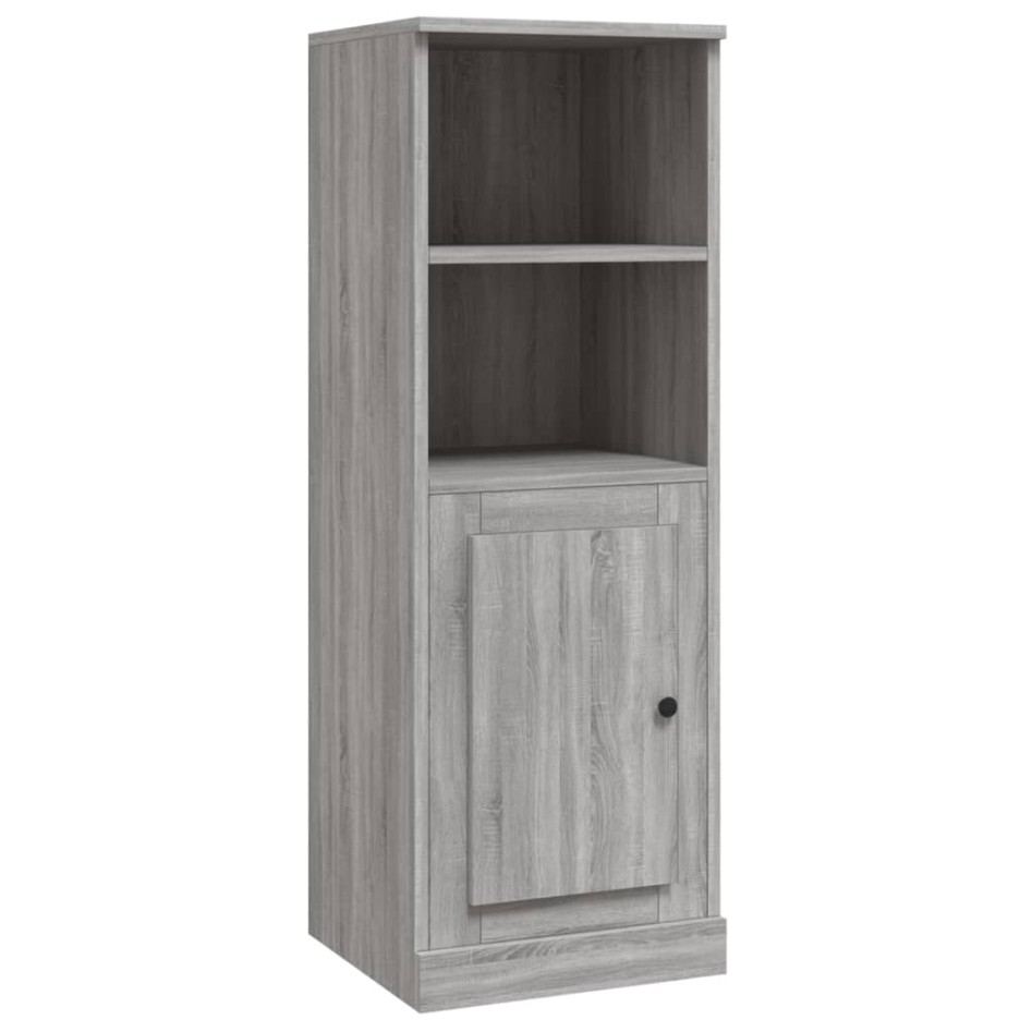 Aparador alto madera contrachapada gris Sonoma 36x35,5x103,5