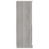 Aparador alto madera contrachapada gris Sonoma 36x35,5x103,5