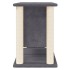 Rascador para gatos con postes de sisal gris oscuro 50