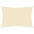 Toldo de vela HDPE color crema 160 g/m² 5x6