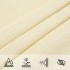 Toldo de vela HDPE color crema 160 g/m² 5x6