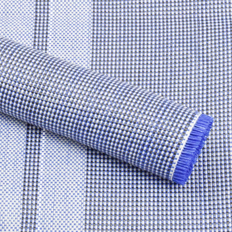 Alfombra para tienda de campaña azul 550x250