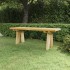 Banco de jardín madera maciza de pino impregnada 110