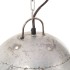 Lámpara colgante industrial redonda 25 W plateada 42 cm