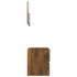 Set de muebles baño 2 pzas madera contrachapada roble