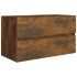 Set de muebles baño 2 pzas madera contrachapada roble