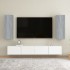 Mueble de TV 2 uds madera ingeniería gris Sonoma 30,5x30x90