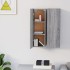 Mueble de TV 2 uds madera ingeniería gris Sonoma 30,5x30x90