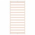 Estructura de cama individual madera maciza blanco 75x190