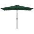 Sombrilla rectangular verde 200x300