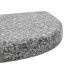 Base de sombrilla de granito semicircular gris 10