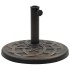 Base de sombrilla redonda de poliresina bronce 19