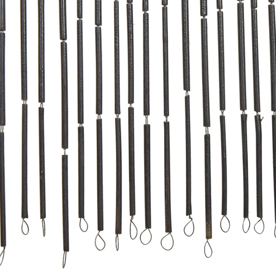 Cortina de bambú para puerta contra insectos 90x200