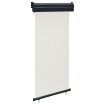 Toldo lateral de balcón color crema 105x250 cm