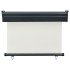 Toldo lateral de balcón color crema 105x250