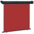 Toldo lateral de balcón rojo 175x250