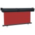 Toldo lateral de balcón rojo 175x250
