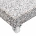 Base de sombrilla cuadrada de granito gris 30