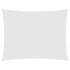 Toldo de vela rectangular tela Oxford blanco 5x6