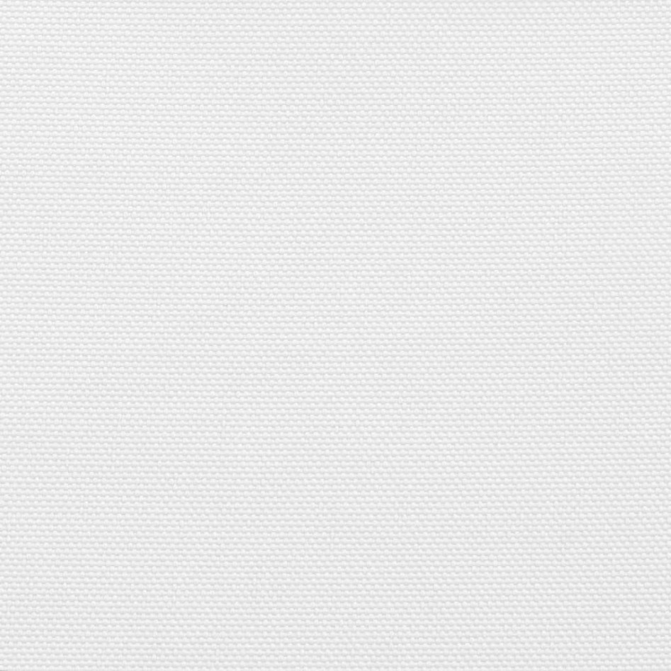 Toldo de vela rectangular tela Oxford blanco 5x6