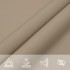 Toldo de vela cuadrado tela Oxford gris taupe 5x5