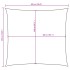 Toldo de vela cuadrado tela Oxford gris taupe 5x5