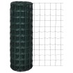 Set de euro valla acero verde 25x0,8 m