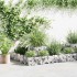 Jardinera de gaviones de acero 120x120x20