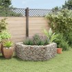 Arriate hexagonal de gaviones 160x140x50 cm