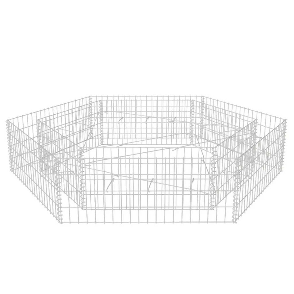 Arriate hexagonal de gaviones 200x173x40