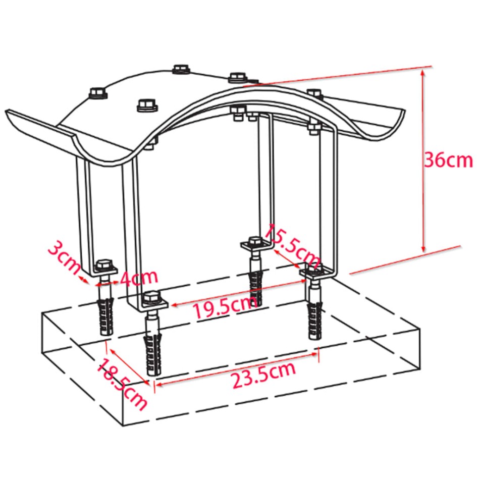 Sombrerete de chimenea de acero inoxidable