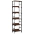 Estantería de madera ingeniería marrón roble 50x33x188,5
