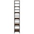 Estantería de madera ingeniería marrón roble 50x33x188,5