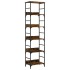 Estantería de madera ingeniería roble ahumado 50x33x188,5