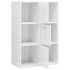 Armario de almacenaje madera de ingeniería blanco 60x29,5x90