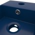 Lavabo con rebosadero cerámica azul
