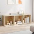 Estantería libros/mueble TV contrachapada roble 36x30x114