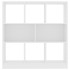 Estantería librería madera contrachapada blanco