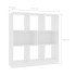 Estantería librería madera contrachapada blanco