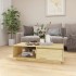 Mesa de centro de madera maciza de pino 110x50x33,5