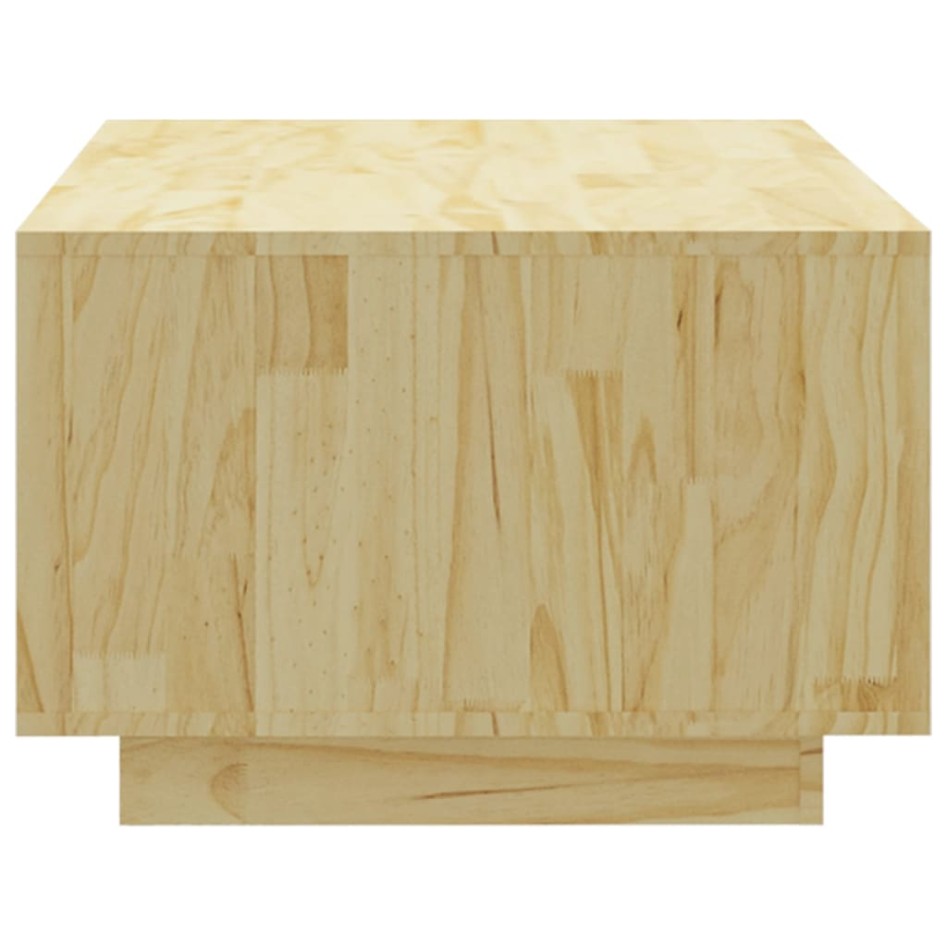 Mesa de centro de madera maciza de pino 110x50x33,5
