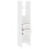 Estantería librería madera contrachapada blanco 40x35x180