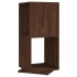 Armario giratorio aglomerado roble marrón 34,5x34,5x75,5